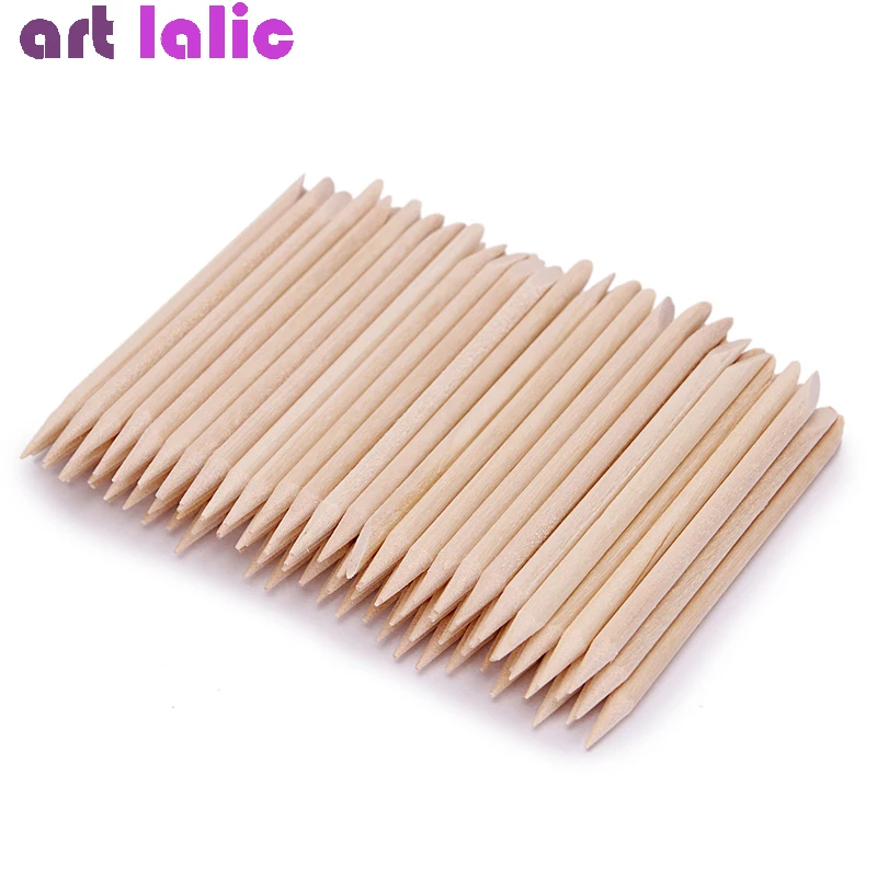 Nail Art Orange - 100 bâtonnets en bois d'oranger pour