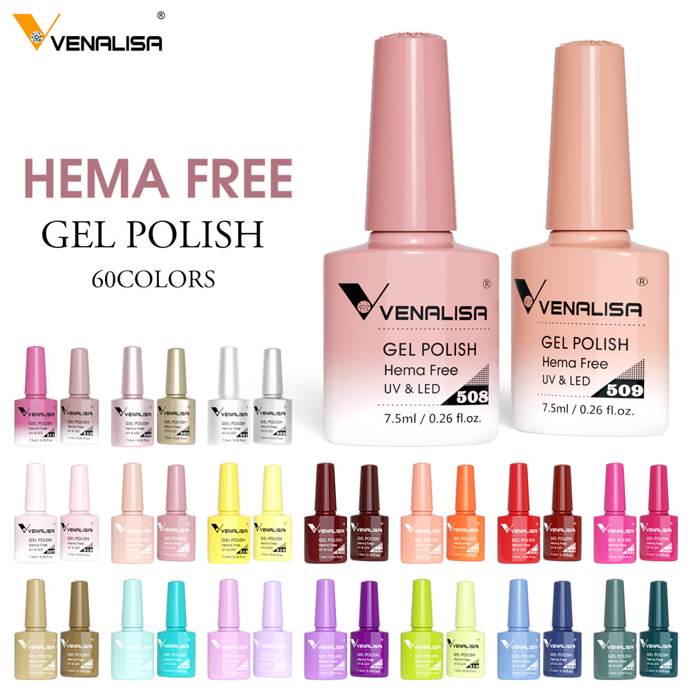 Nail Art Orange - VENALISA VIP5 vernis Gel de luxe
