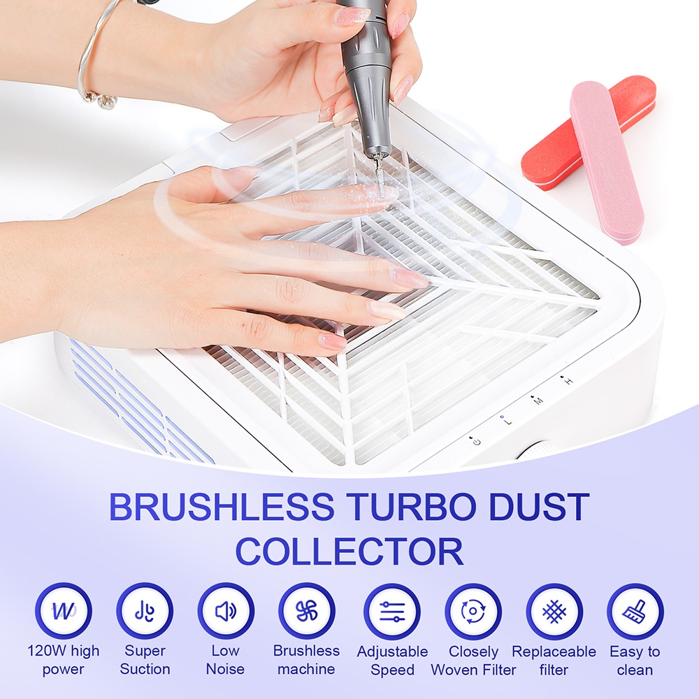120W puissant collecteur de po - Nail Art Sch avis et prix