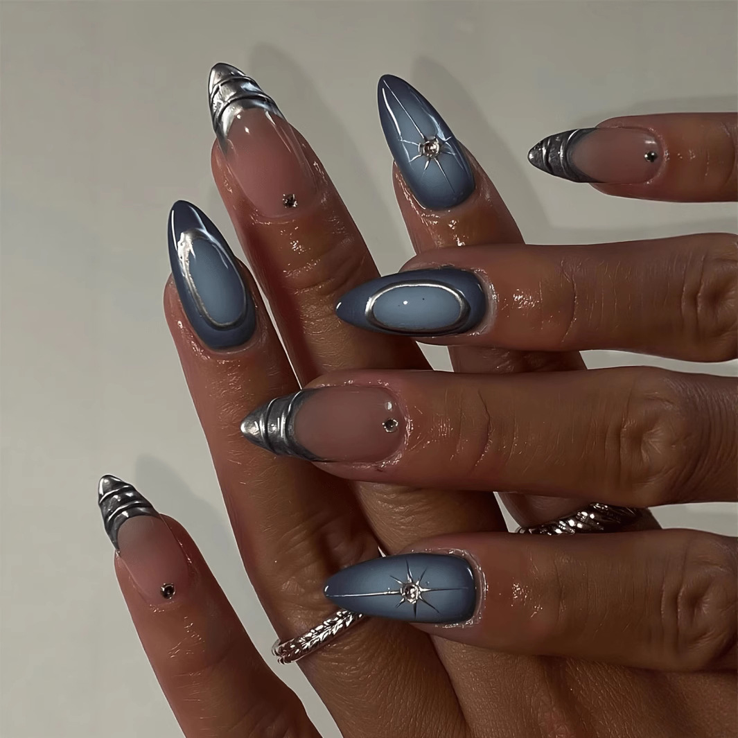 Ensemble d'ongles courts en am - Nail Art Overlay avis et prix