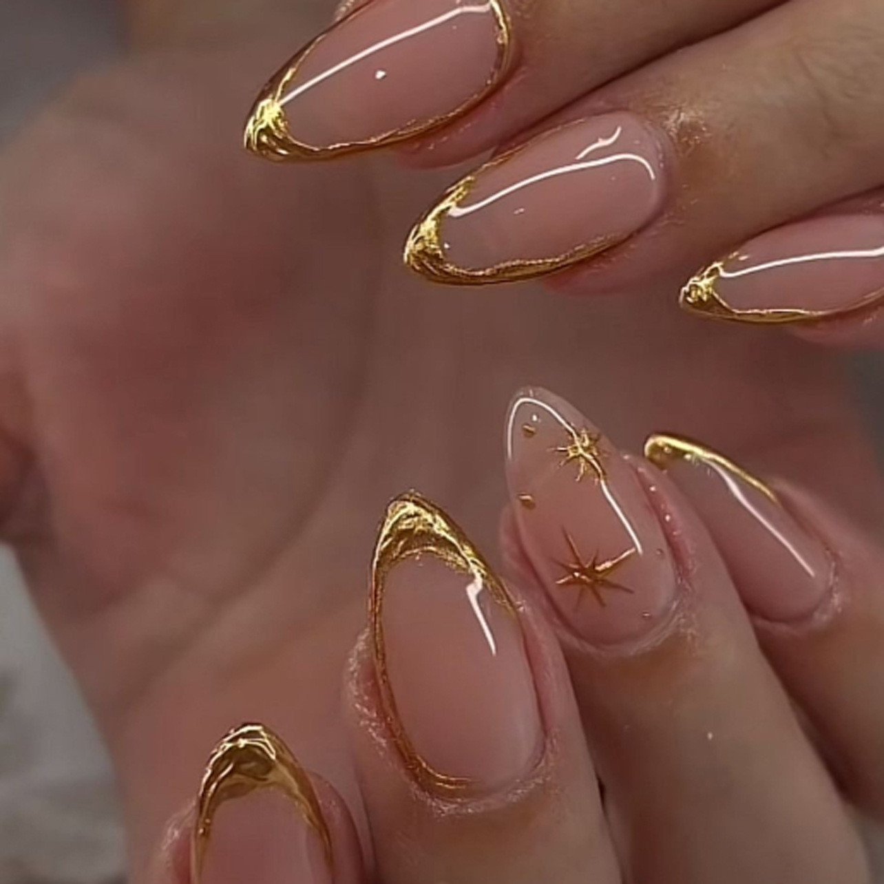 Ensemble d'ongles courts en am - Nail Art Overlay avis et prix