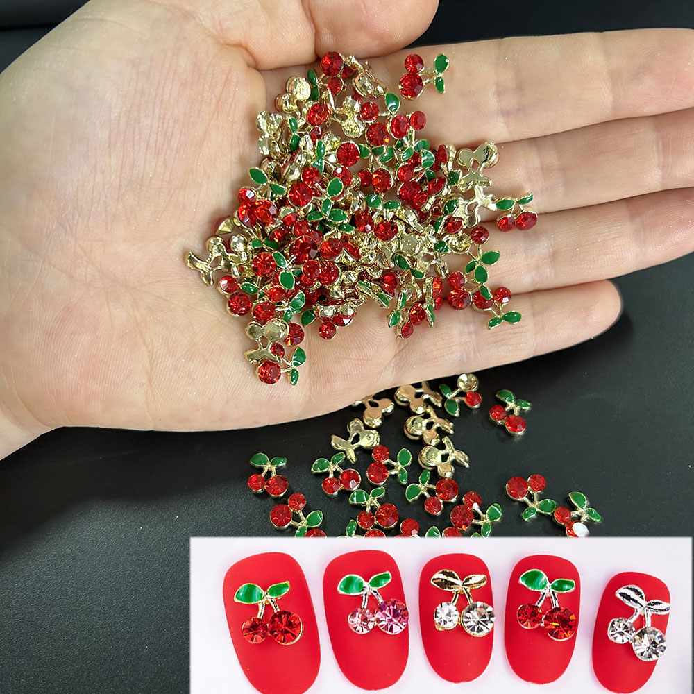 20 pièces/sac cerise Aolly bre - Nail Art Red Cherry avis et prix