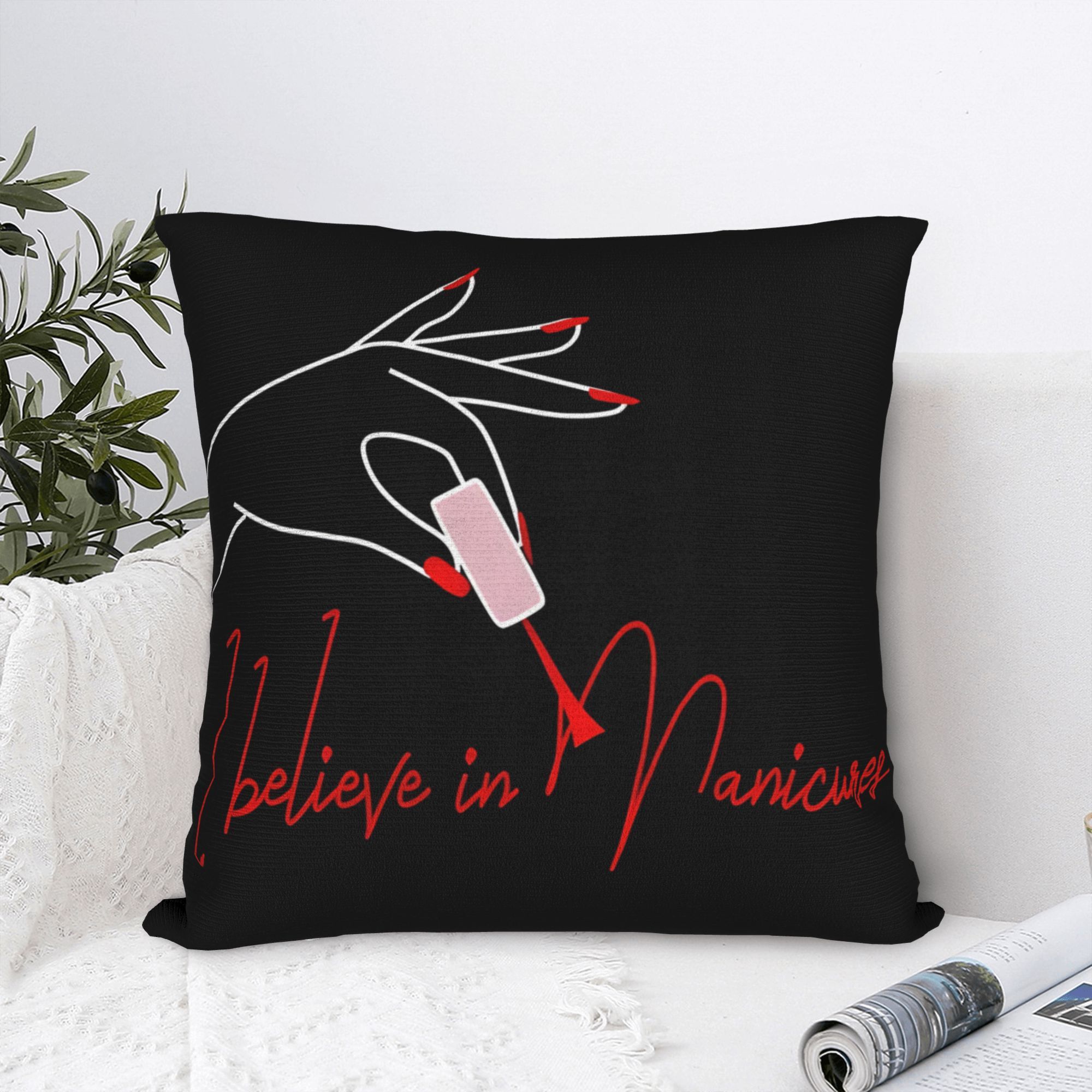 Housse de coussin amusante pou - Nail Art Quotes Funny avis et prix