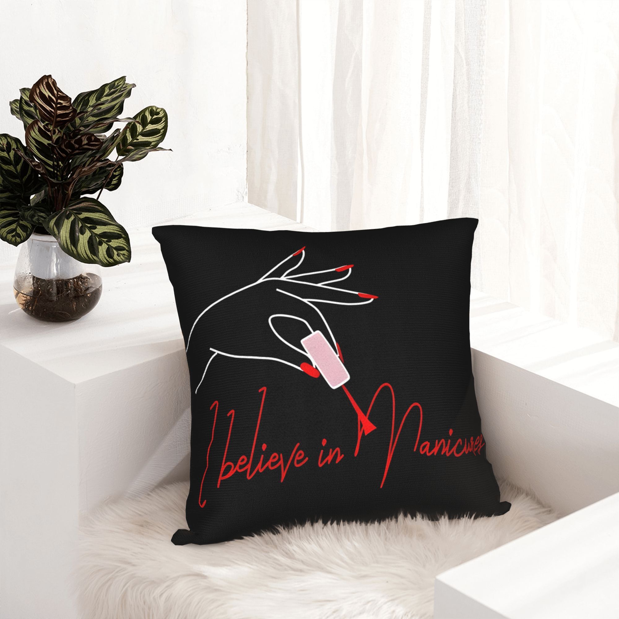 Housse de coussin amusante pou - Nail Art Quotes Funny avis et prix
