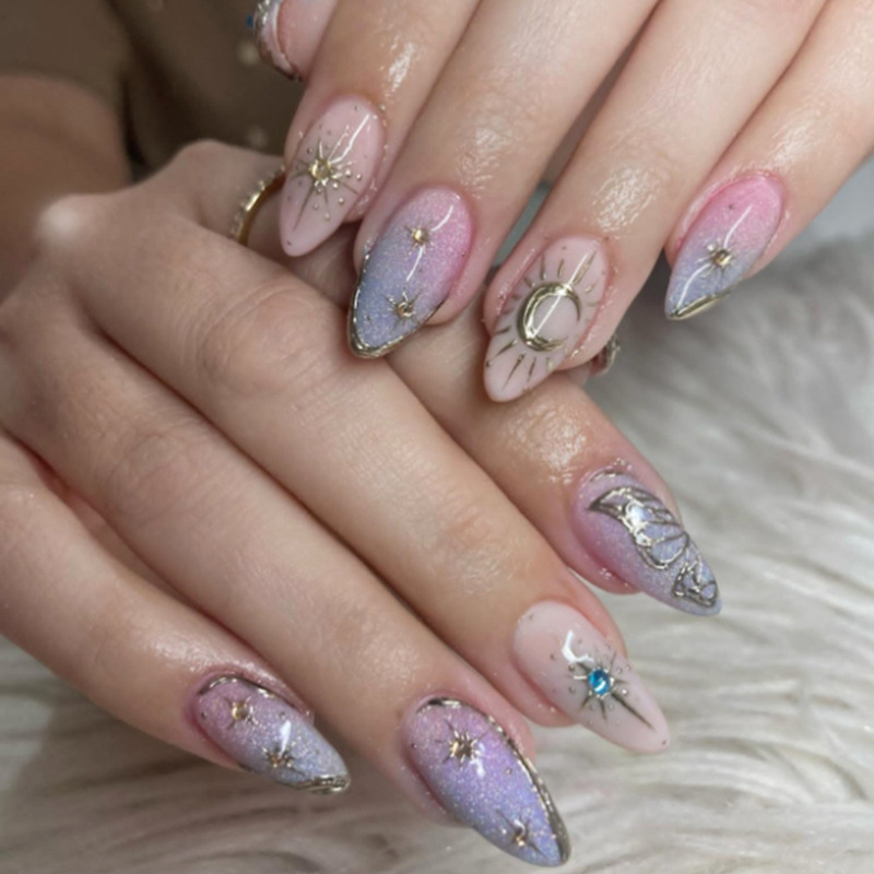 24 pièces Faux ongles à presse - Nail Art Overlay avis et prix