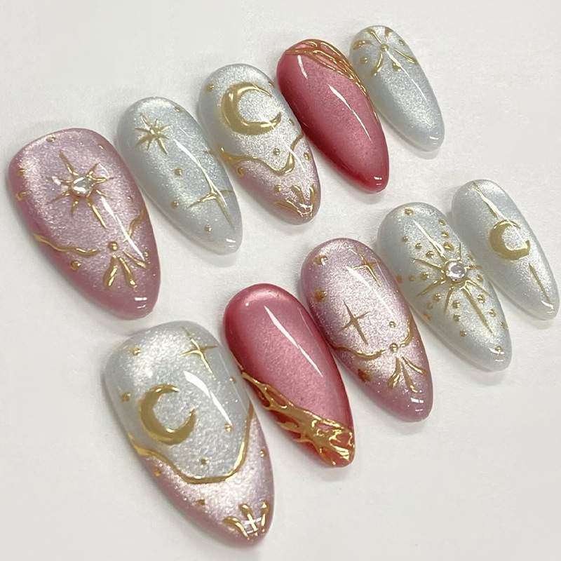 24 pièces Faux ongles à presse - Nail Art Overlay avis et prix