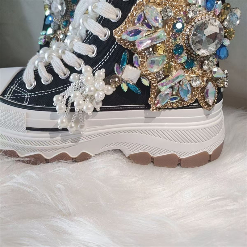 Semelle épaisse haut cloué per - Rhinestone Nail Gem avis et prix