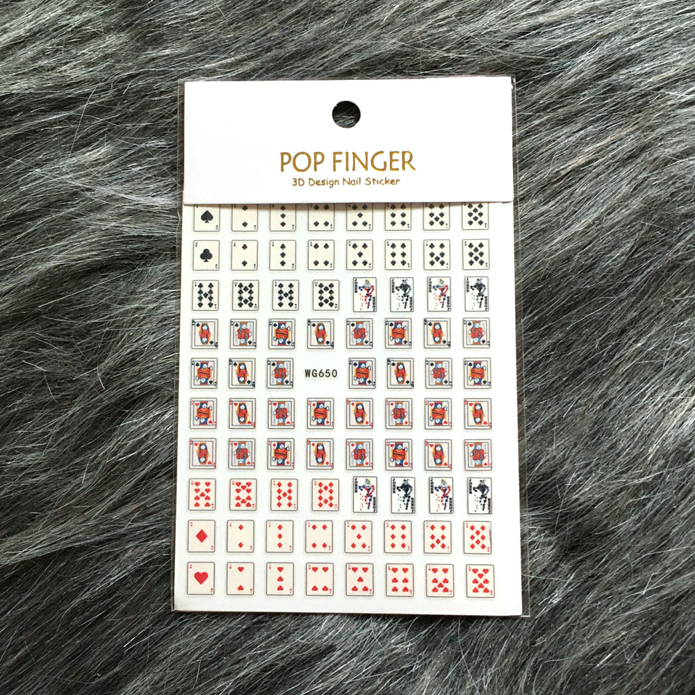 Autocollants 3D pour ongles, m - Nail Art Queen Of Hearts avis et prix