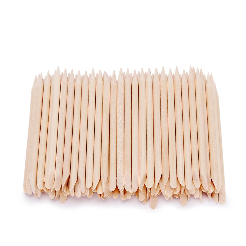 100 bâtonnets en bois d'orange - Nail Art Orange avis et prix