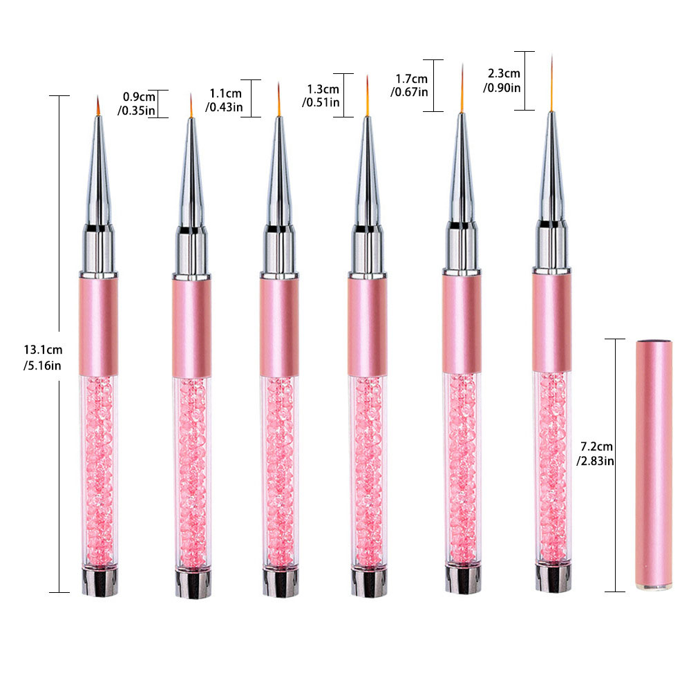 Lot de 6 stylos de nail art en - Nail Art Sch avis et prix