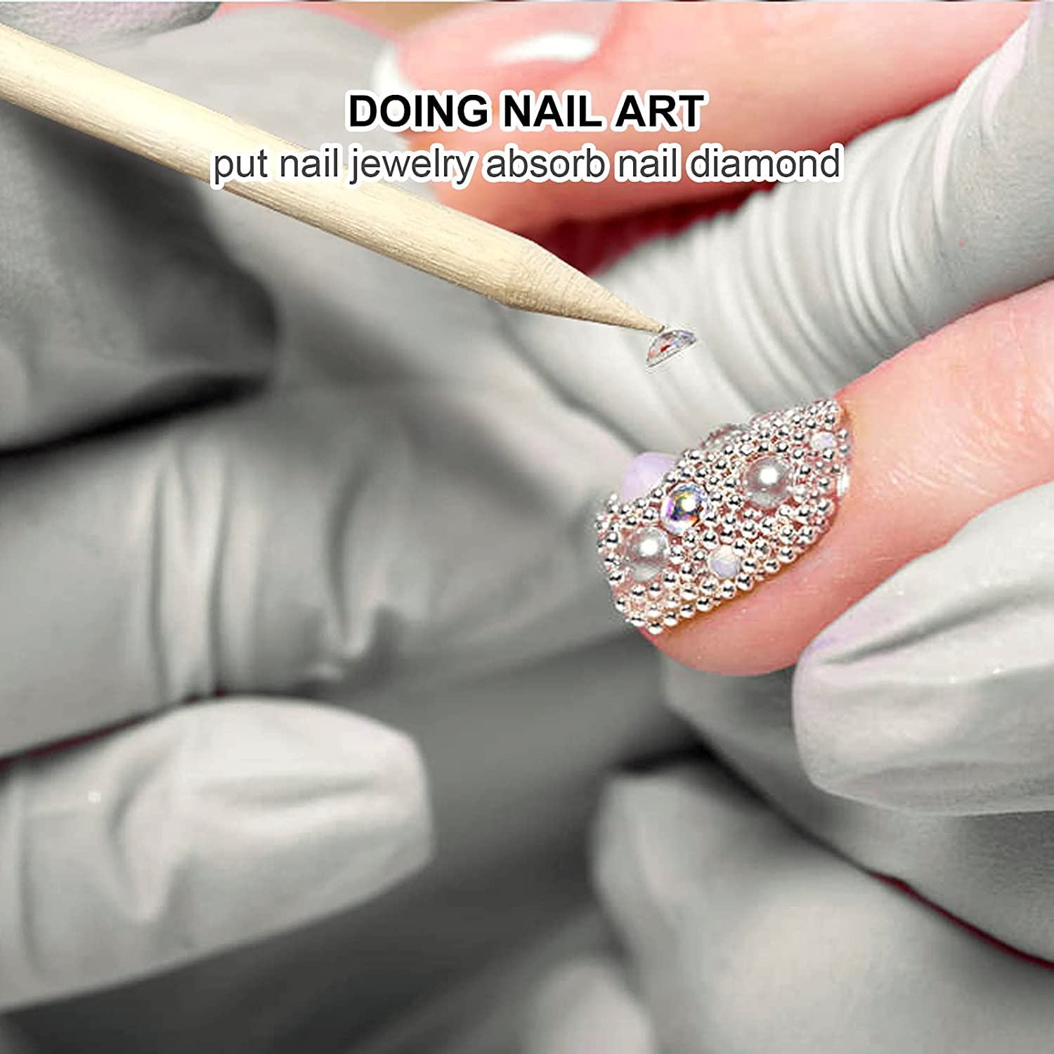 Lot de 50 ou 100 bâtonnets en  - Nail Art Orange avis et prix