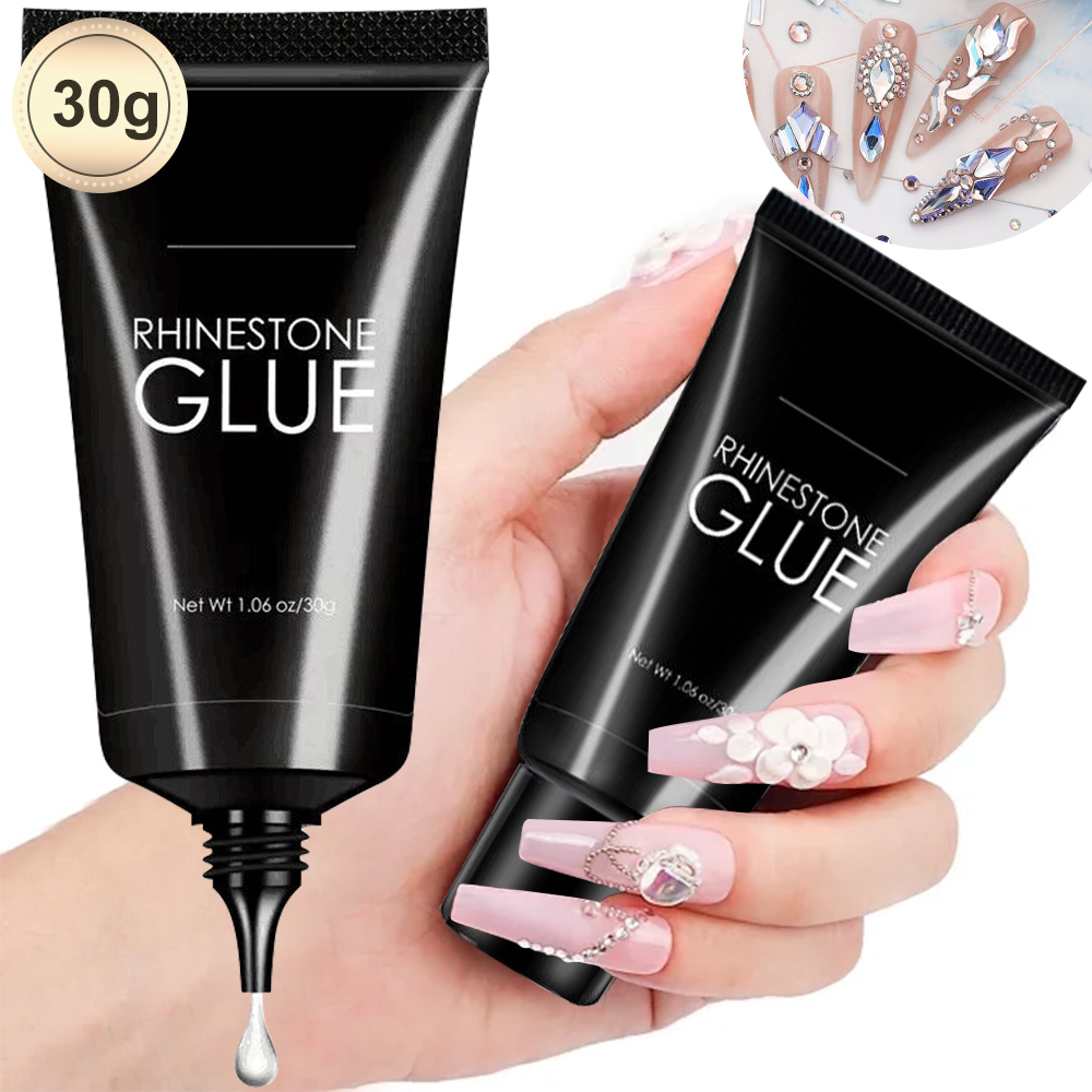 Gel Adhésif Super Bain pour Na - Rhinestone Nail Gem avis et prix