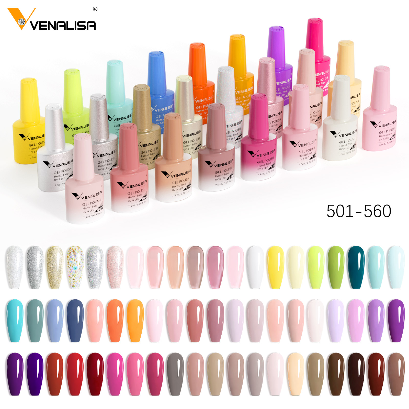 VENALISA VIP5 vernis Gel de lu - Nail Art Orange avis et prix