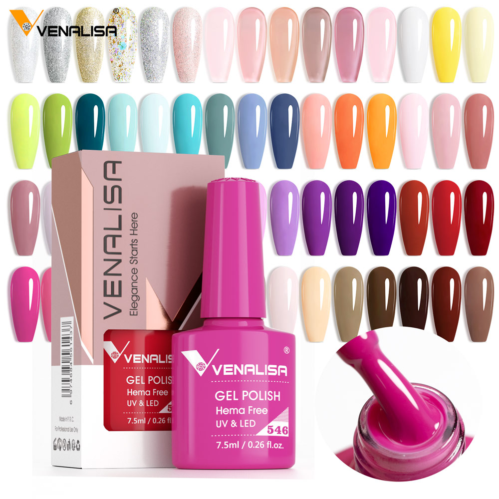 VENALISA VIP5 vernis Gel de lu - Nail Art Orange avis et prix