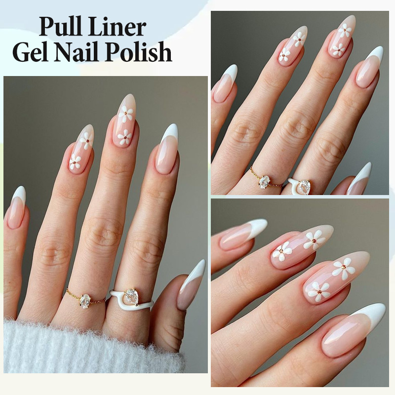 LILYCUTE 5ml blanc noir Liner  - Nail Art Orange avis et prix