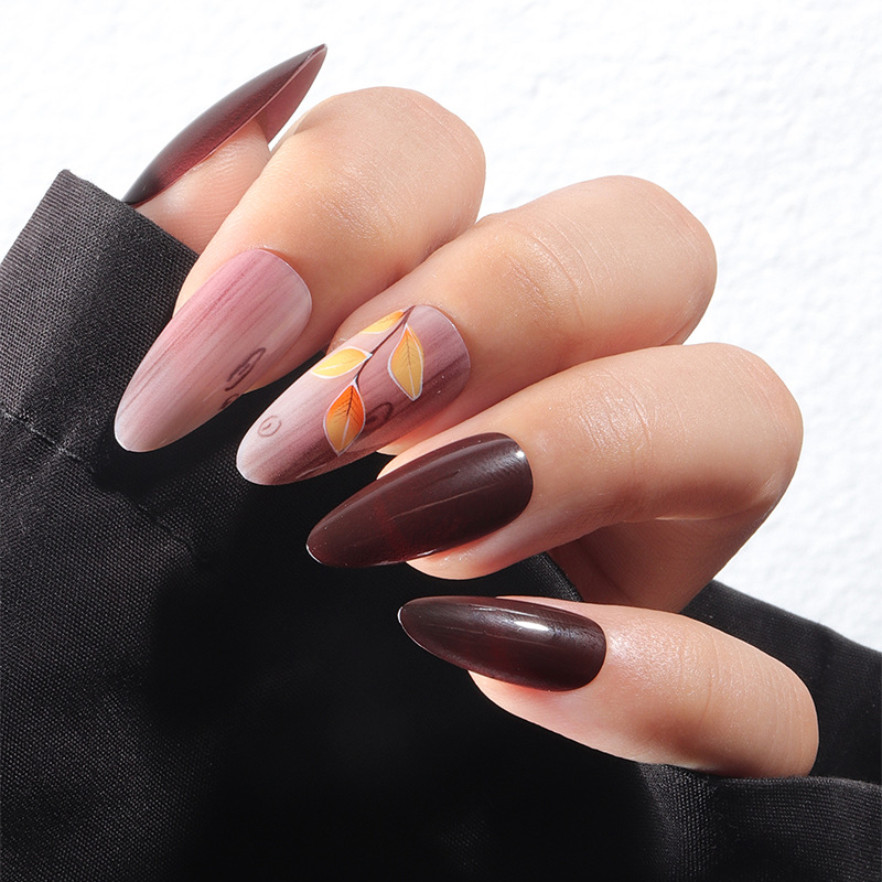 24 faux ongles amande français - Nail Art Red Cherry avis et prix