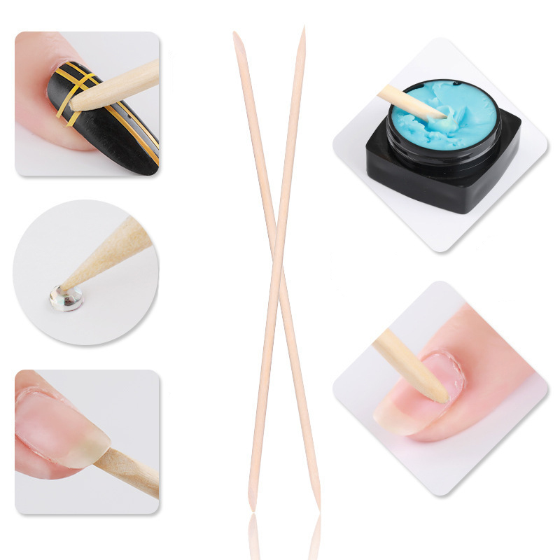 50/100 pièces/lot bâton de boi - Nail Art Orange avis et prix