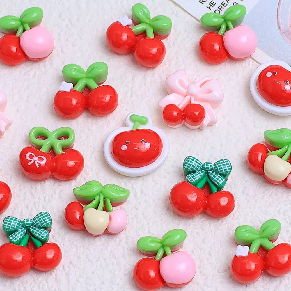 20 pièces mignon Mini dessin a - Nail Art Red Cherry avis et prix