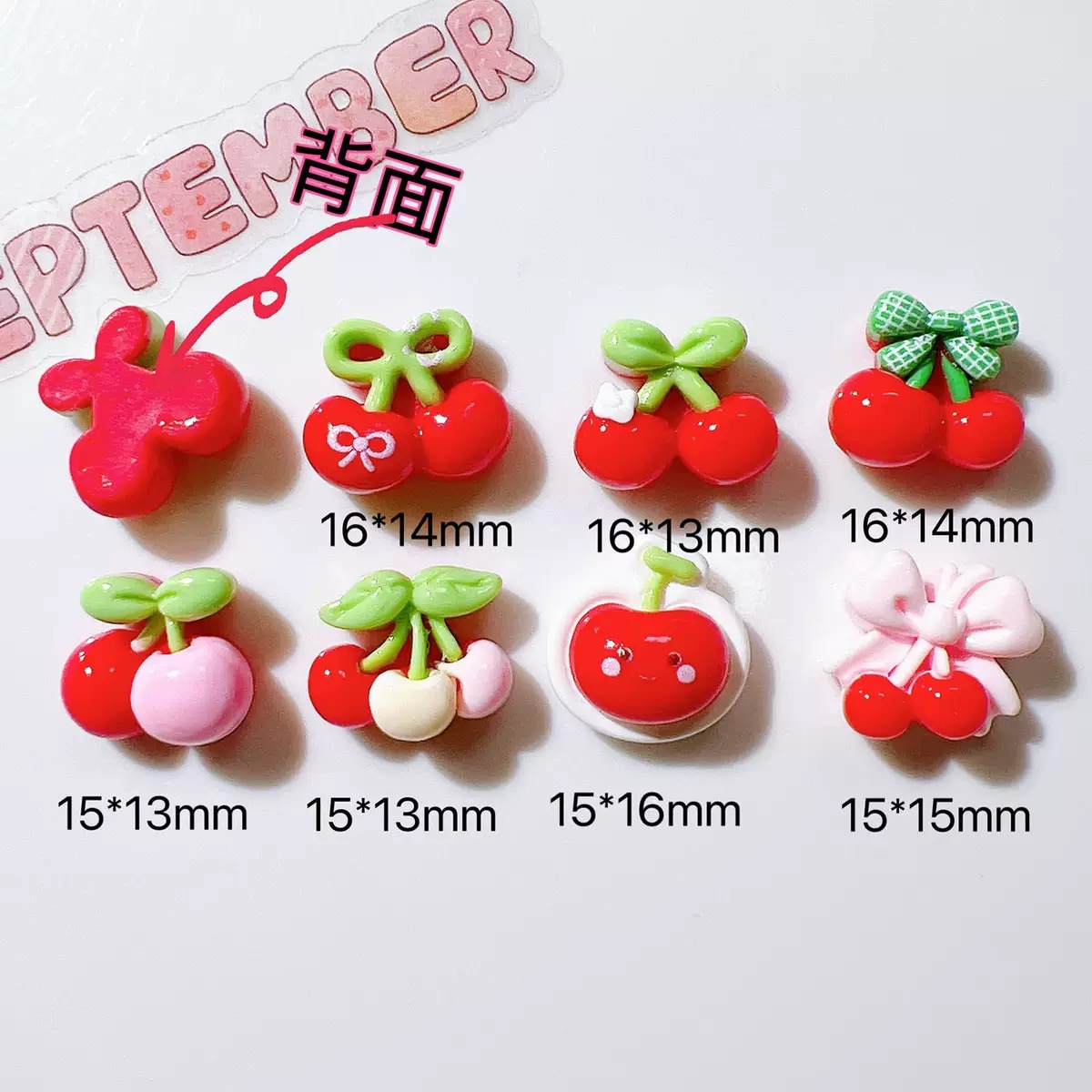 20 pièces mignon Mini dessin a - Nail Art Red Cherry avis et prix