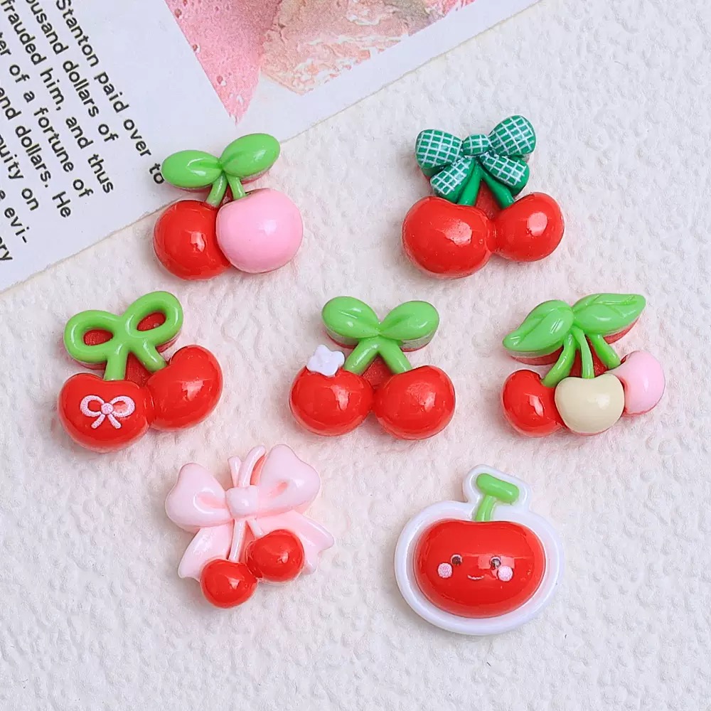 20 pièces mignon Mini dessin a - Nail Art Red Cherry avis et prix