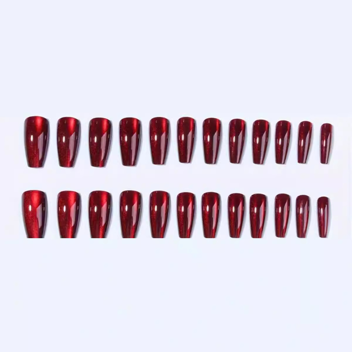 24 pièces oeil de chat rouge p - Nail Art Red Cherry avis et prix