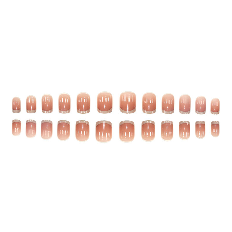 24 pièces blanc français carré - Nail Art Red Cherry avis et prix