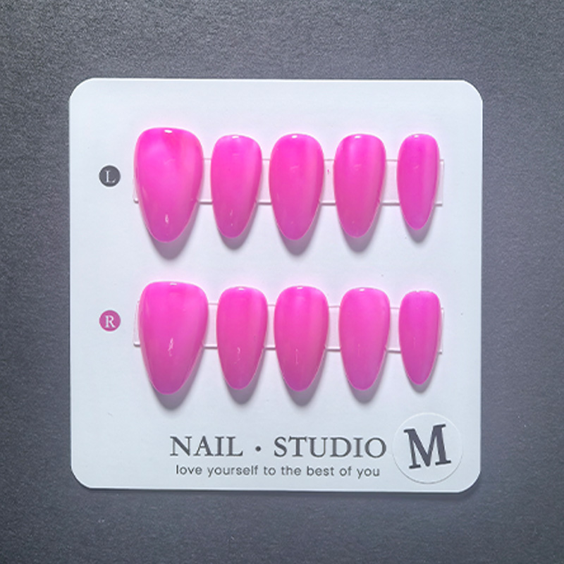 10 faux ongles en amande à pre - Nail Art Orange avis et prix