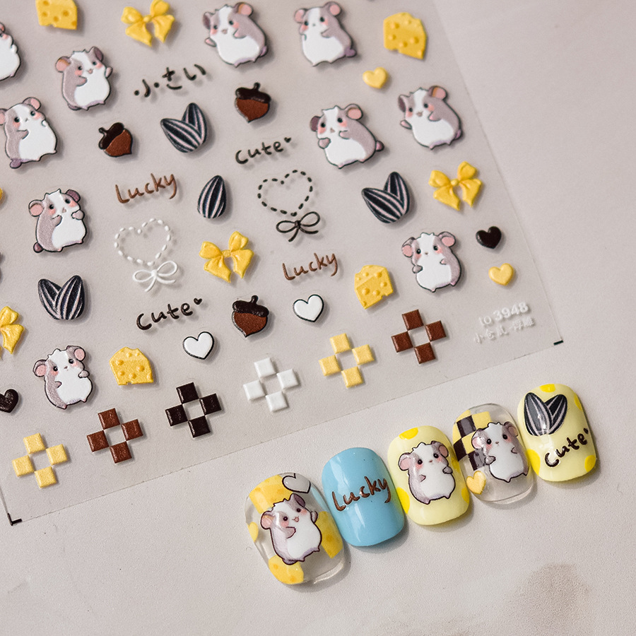 Autocollants 5D Lucky Little H - Nail Art Nute avis et prix