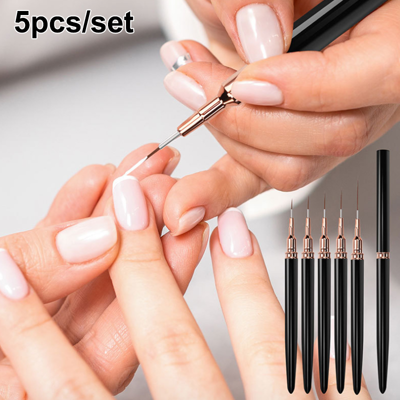 # Lot de 5 pinceaux profession - Nail Art Sch avis et prix