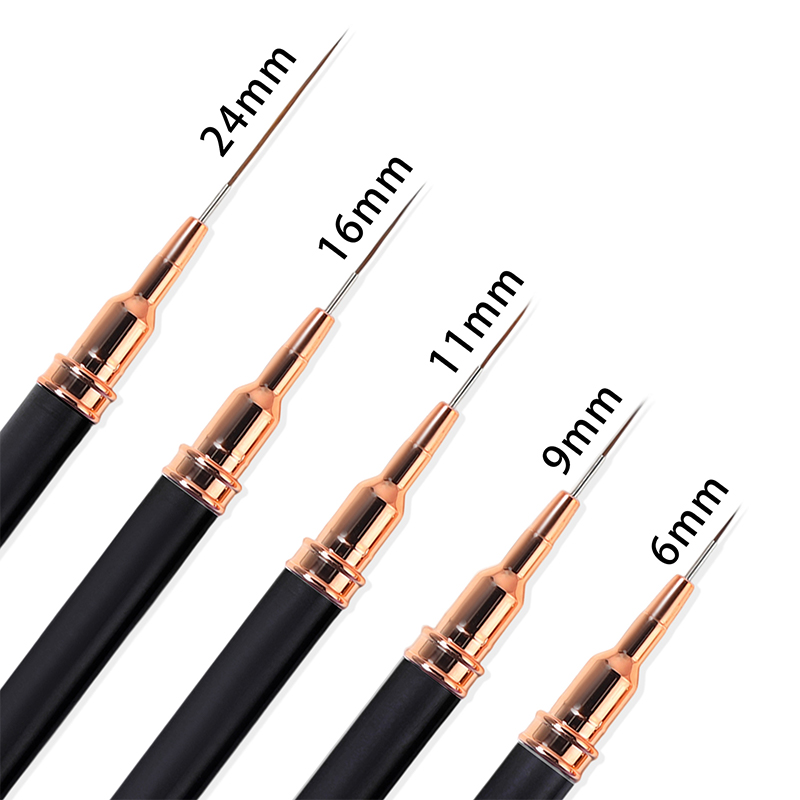 # Lot de 5 pinceaux profession - Nail Art Sch avis et prix