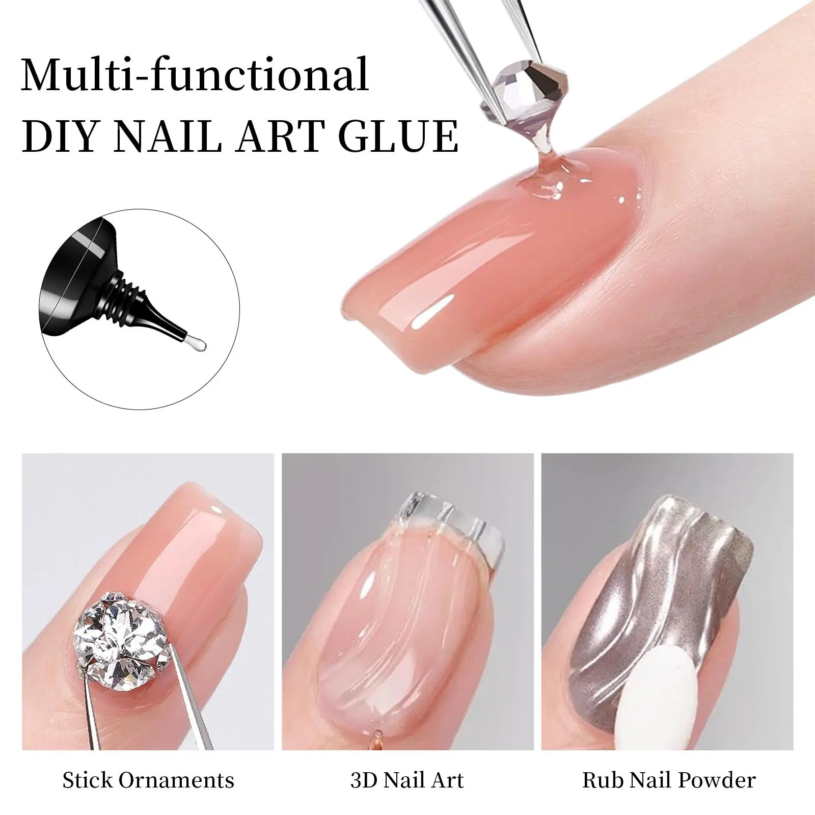 Gel de colle pour strass pour  - Rhinestone Nail Gem avis et prix