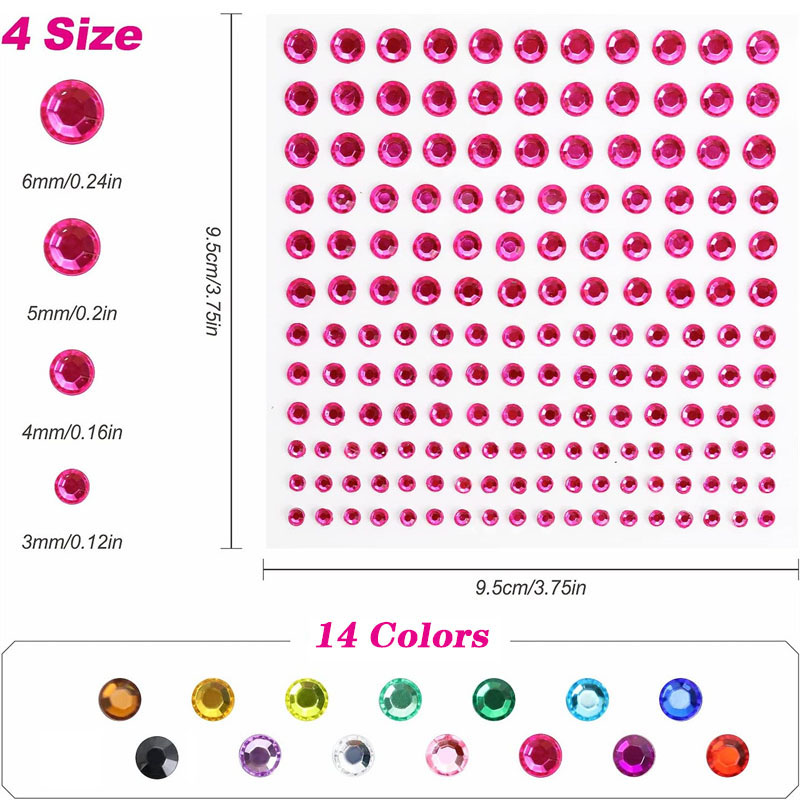 Autocollants de gemme biscuits - Rhinestone Nail Gem avis et prix