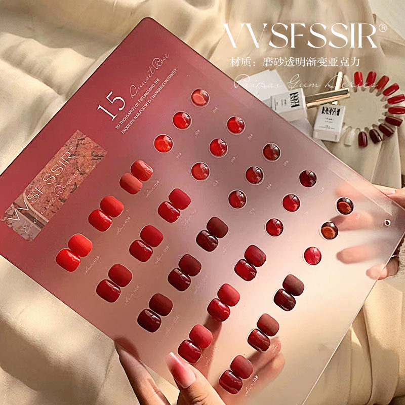 VVSFSSIR Nail – Kit de vernis  - Nail Art Red Cherry avis et prix