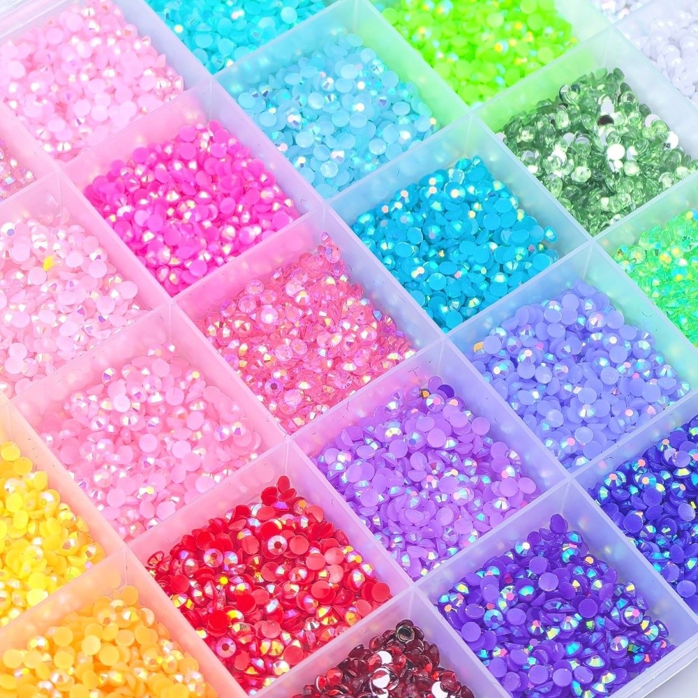 Kit de strass en résine multic - Rhinestone Nail Gem avis et prix