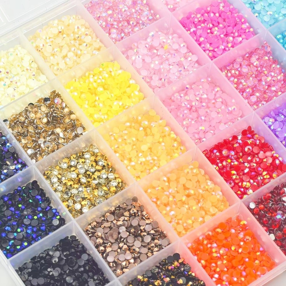 Kit de strass en résine multic - Rhinestone Nail Gem avis et prix
